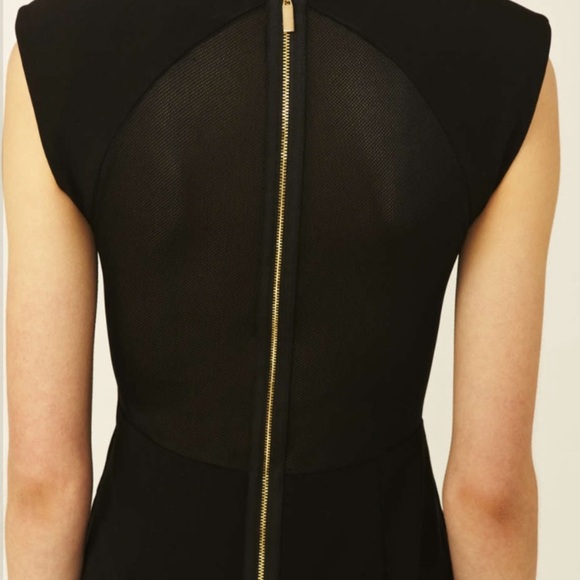 Black Halo Jagger Mesh Back Dress - Picture 4 of 15